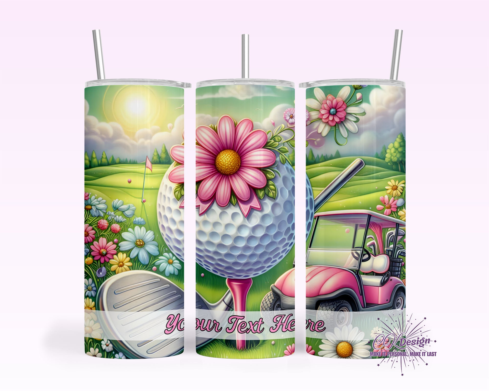 Golf Pink Tumbler