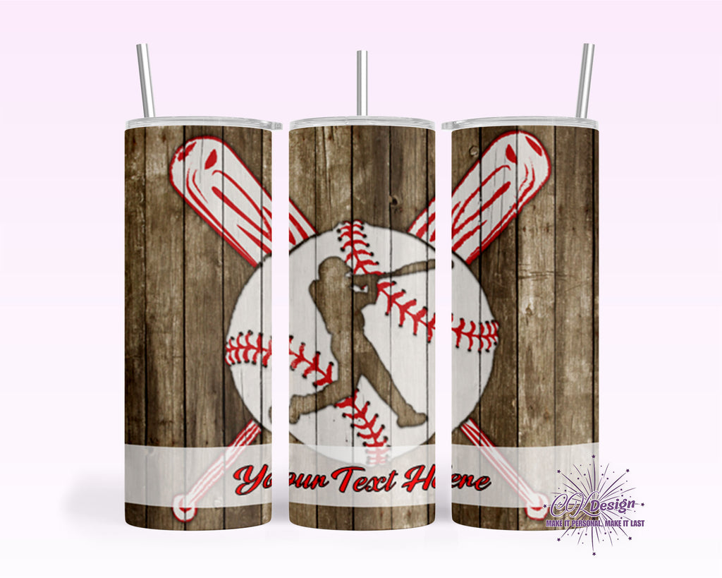 Baseball 3 Tumbler
