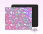 Purple Pink Butterfly Mouse Pad