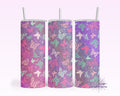 Purple Pink Butterfly Tumbler