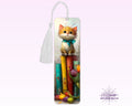 Cat on Books 1 Bookmark
