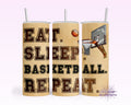 Eat Sleep Basketball Repeat Tumbler