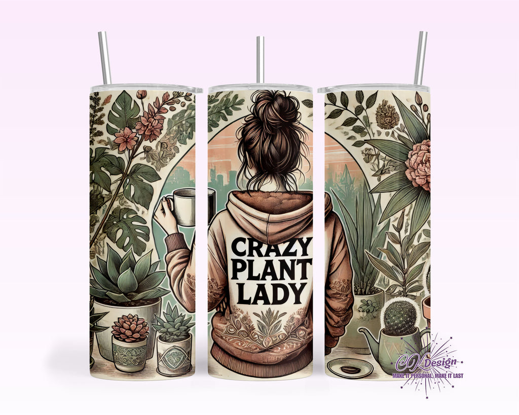 Crazy Plant Lady Tumbler