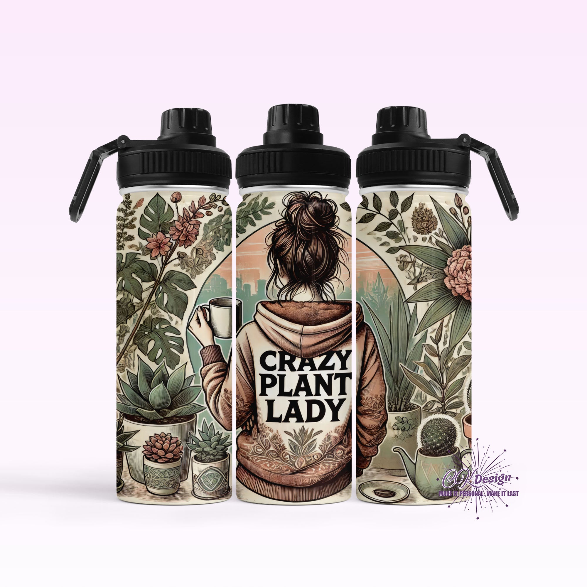 Crazy Plant Lady Hydro Water Bottle