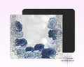 Blue Flowers Mouse Pad