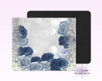 Blue Flowers Mouse Pad