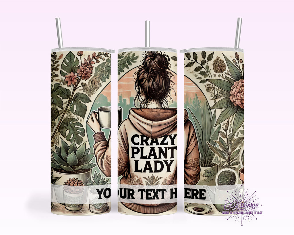 Crazy Plant Lady Tumbler