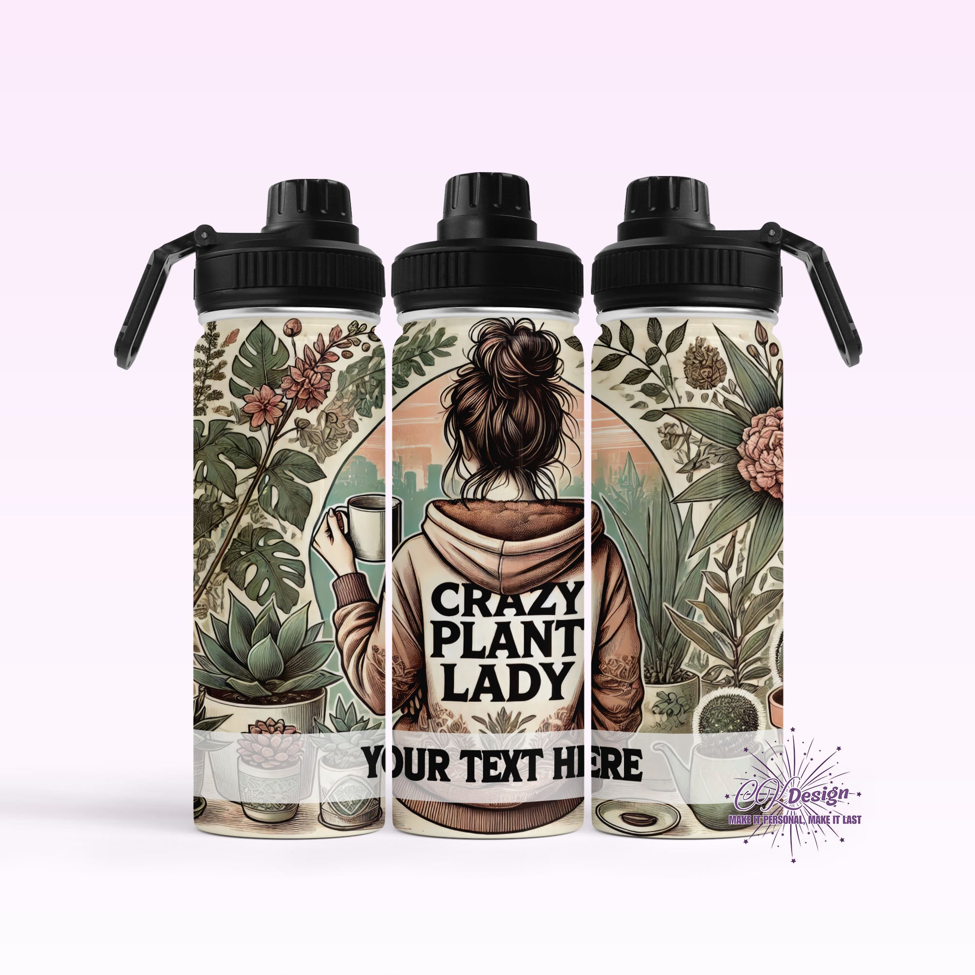 Crazy Plant Lady Hydro Water Bottle