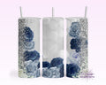 Blue Flowers Tumbler