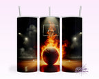 Basketball Fire Tumbler