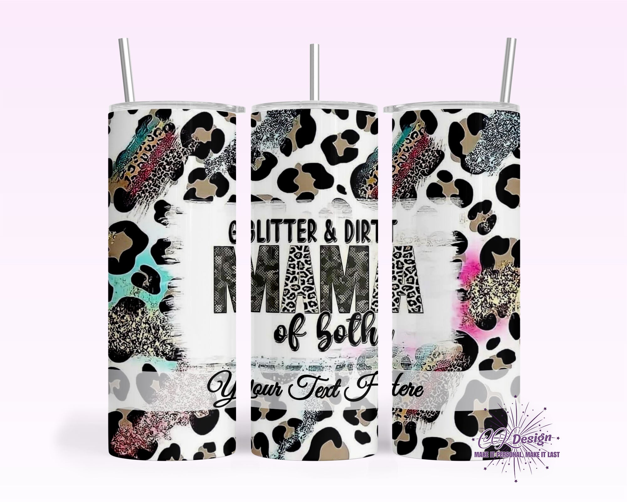 Glitter & Dirt Mom Tumbler