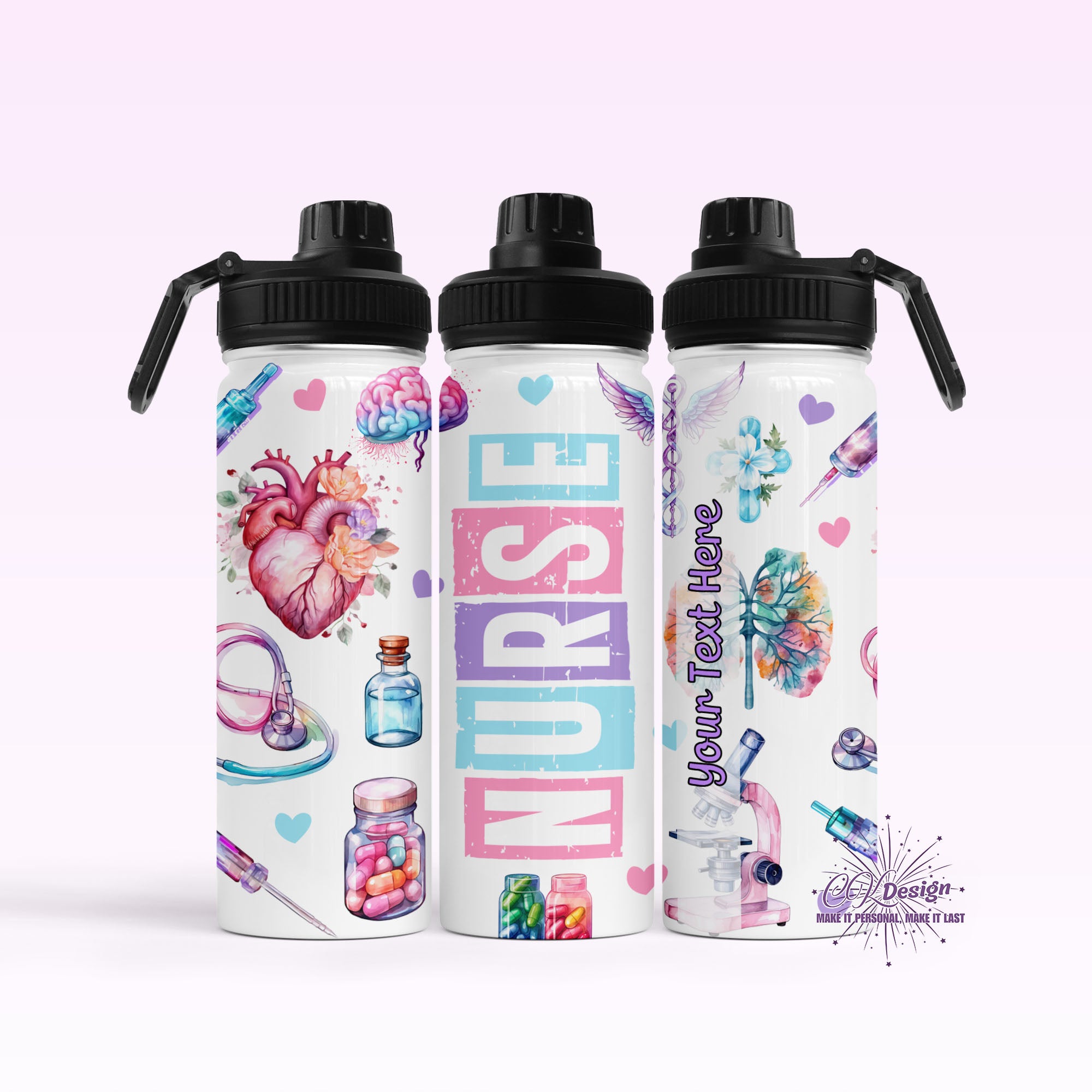 Nurse 1 Hydro Water Bottle