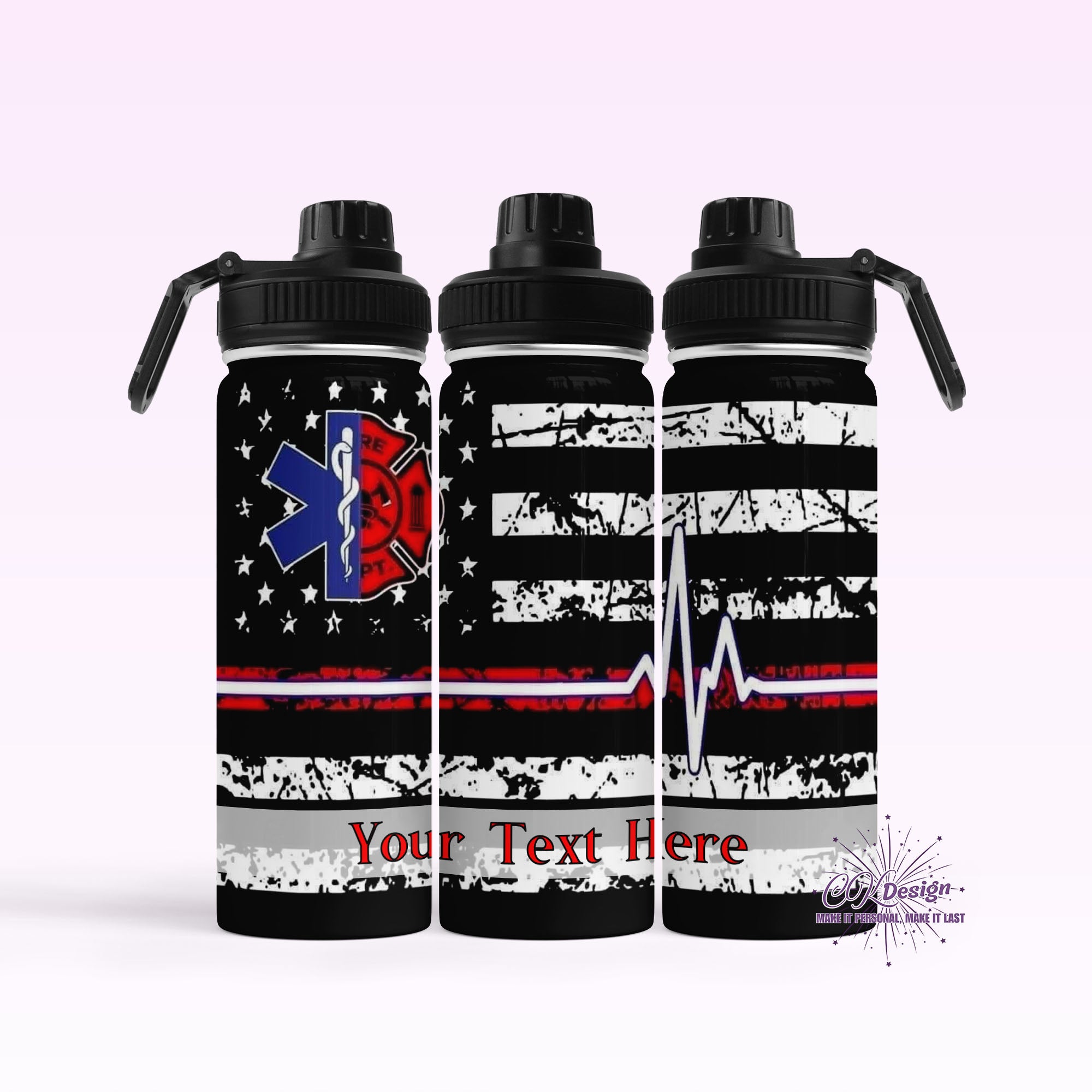 Fire Paramedic Hydro Water Bottle