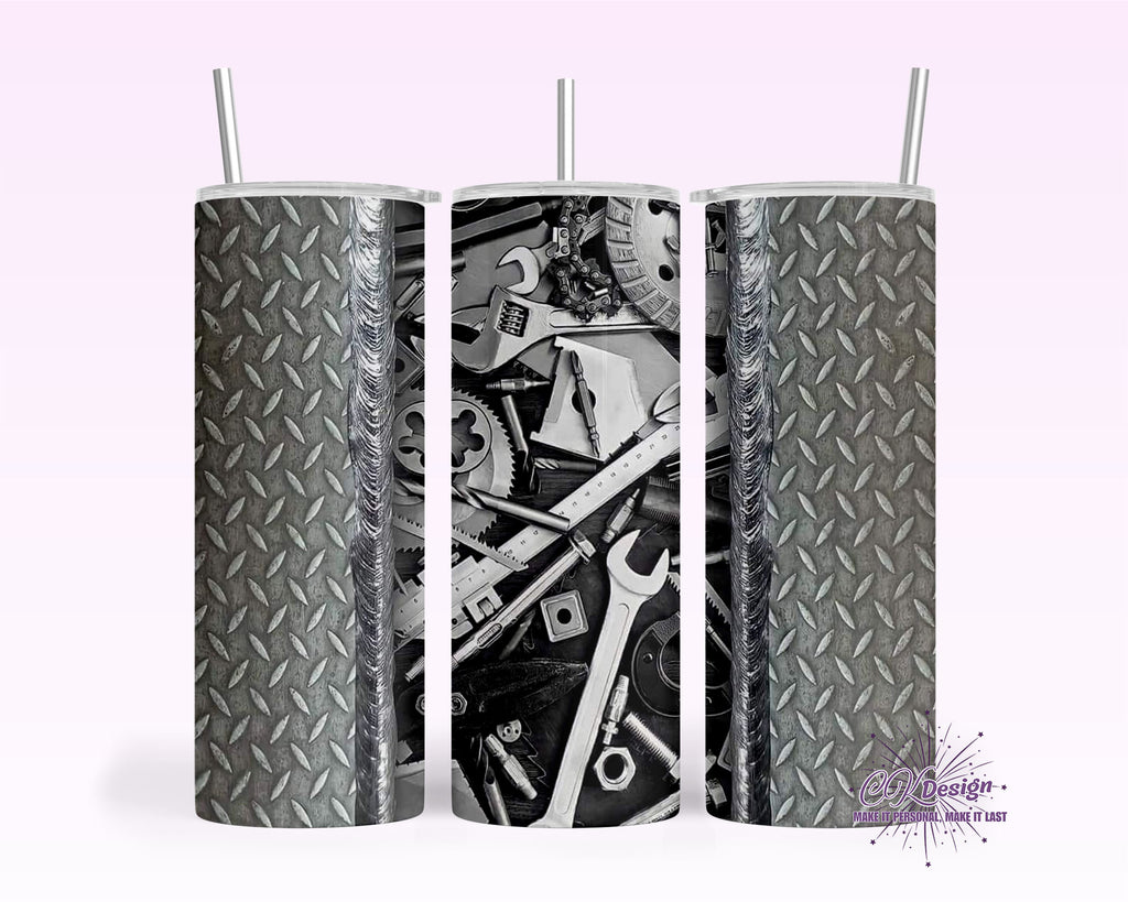 Mechanic Metal Tumbler