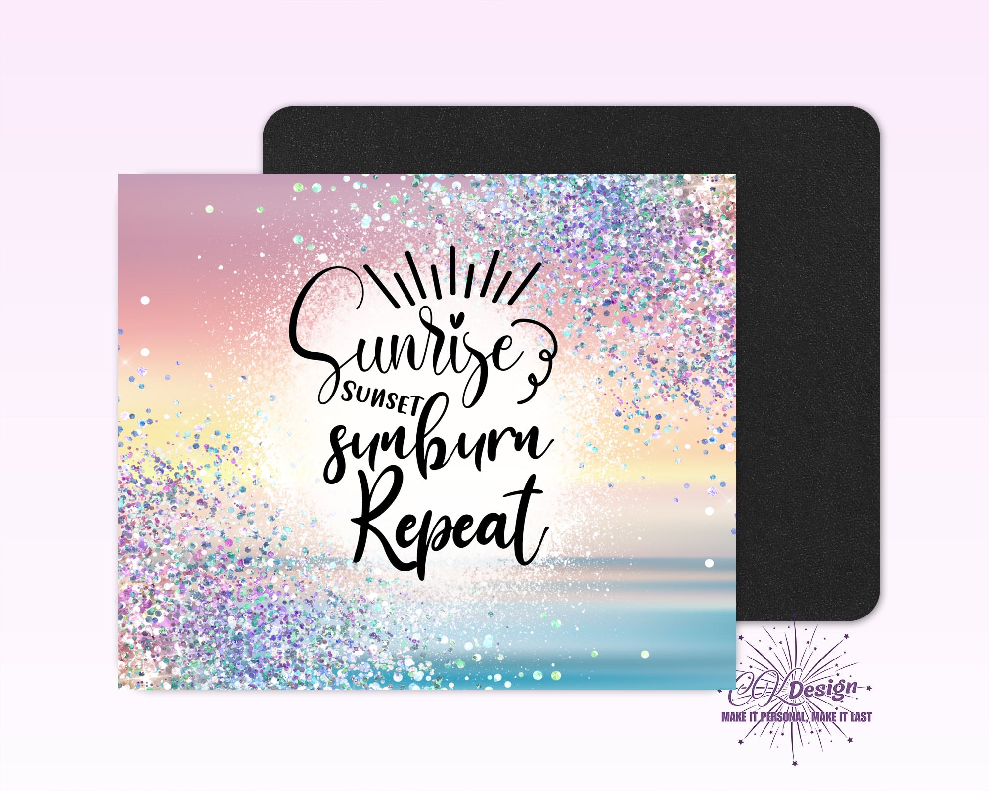 Sunrise Sunburn Repeat Mouse Pad