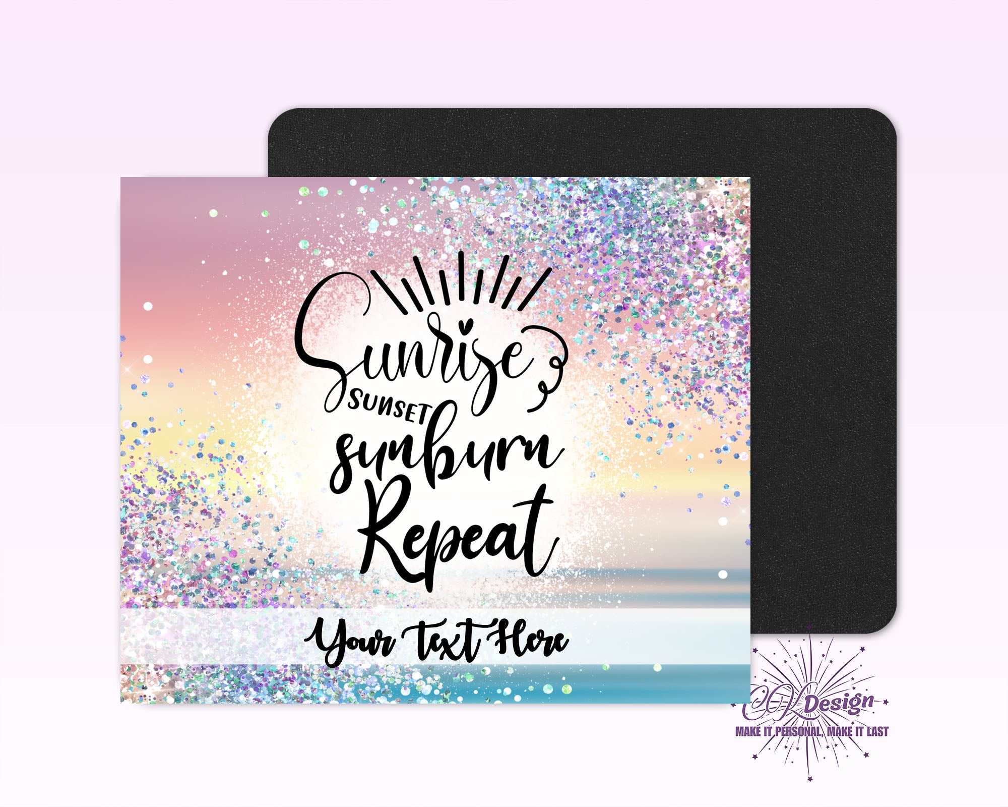 Sunrise Sunburn Repeat Mouse Pad