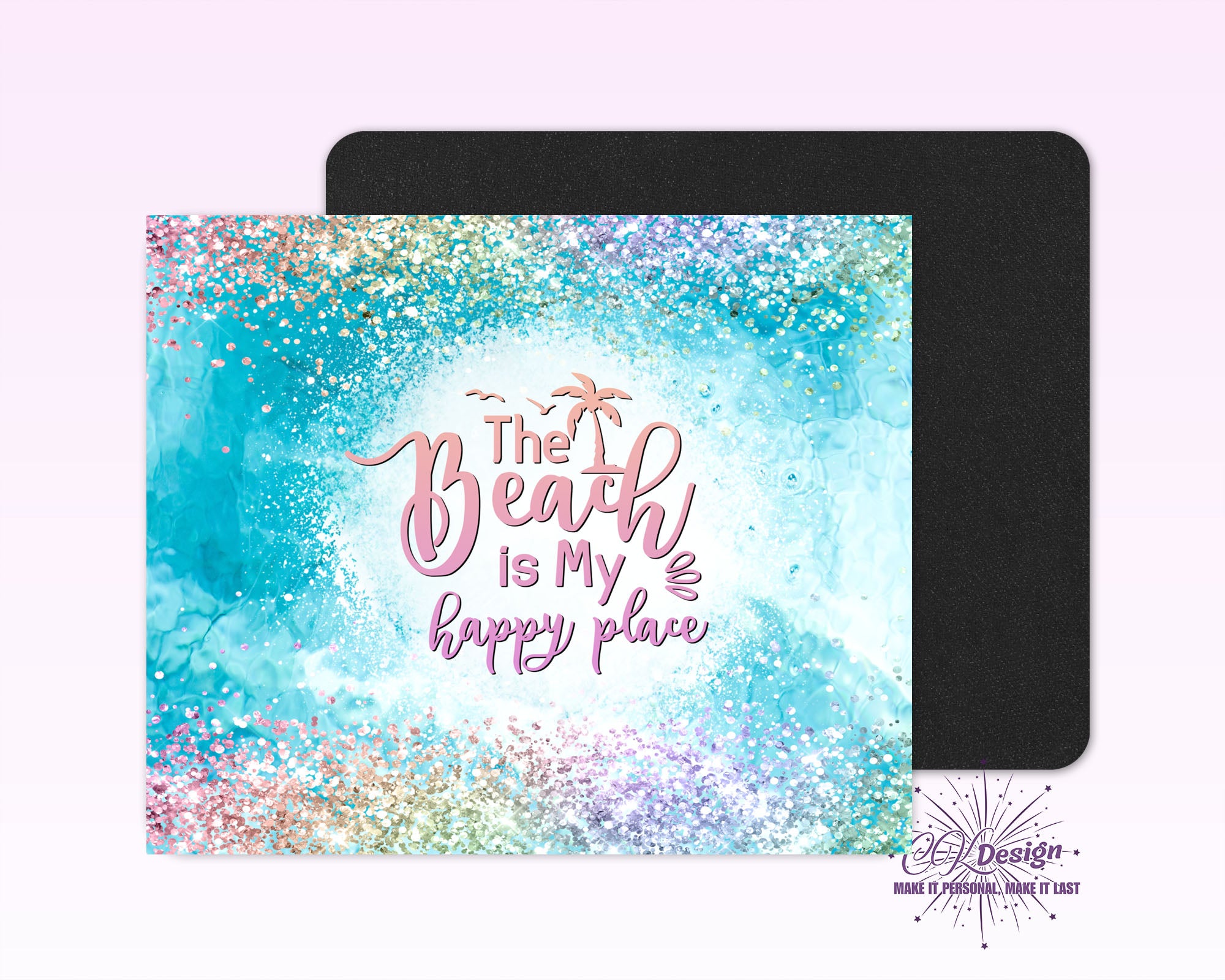 Beach is My Happy Place Mouse Pad