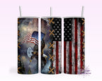 Patriotic Eagle Tumbler