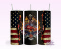 Patriotic Fireman Tumbler