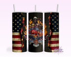 Patriotic Fireman Tumbler