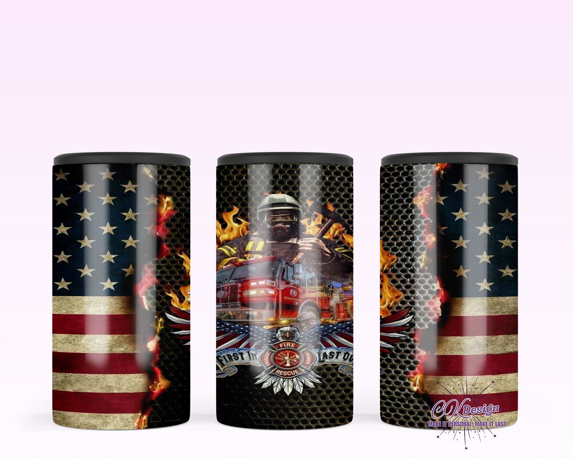 Patriotic Fireman Duozie
