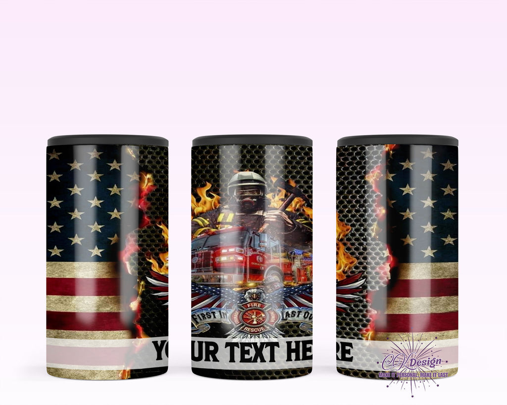 Patriotic Fireman Duozie