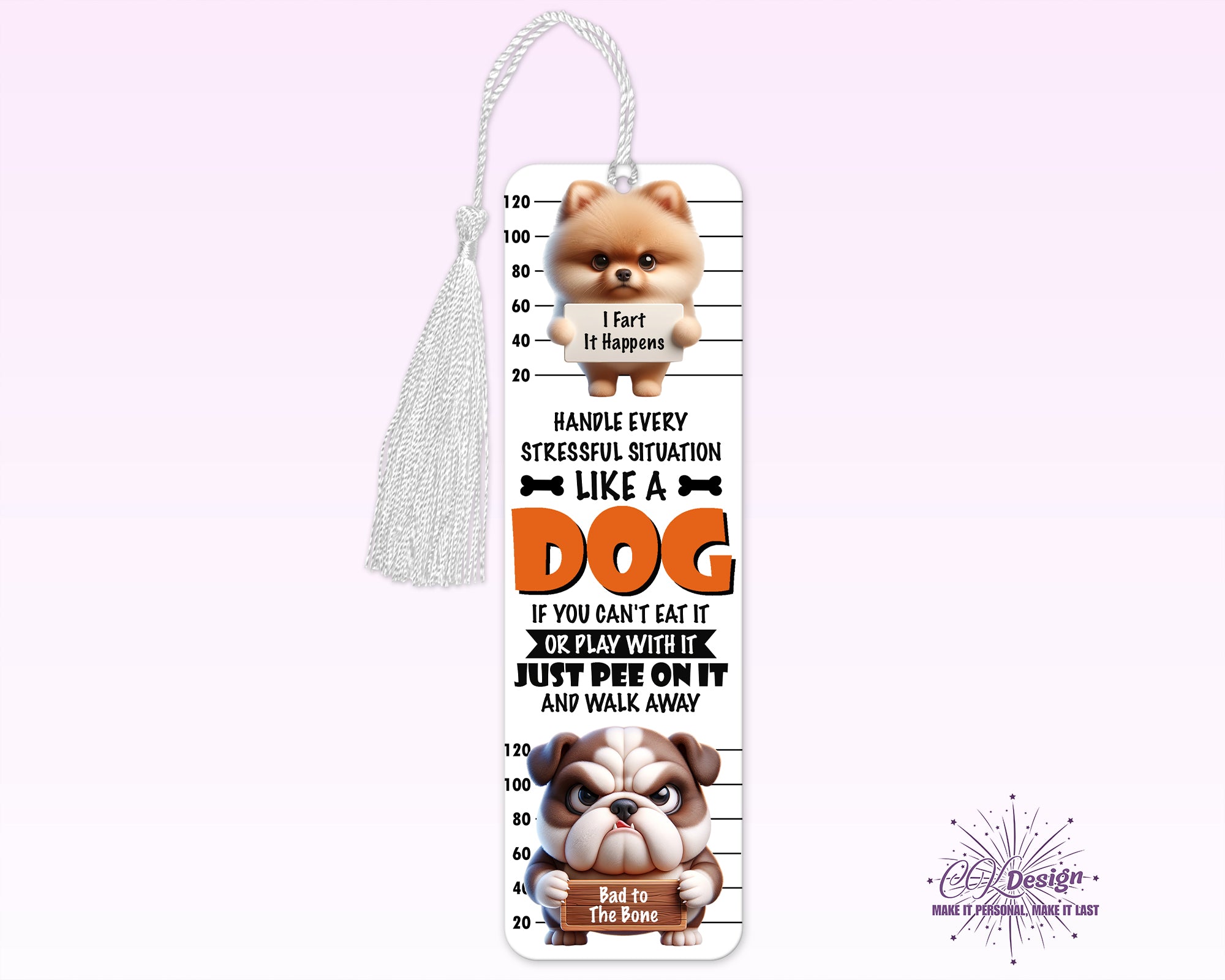 Sarcastic Dog 3 Bookmark