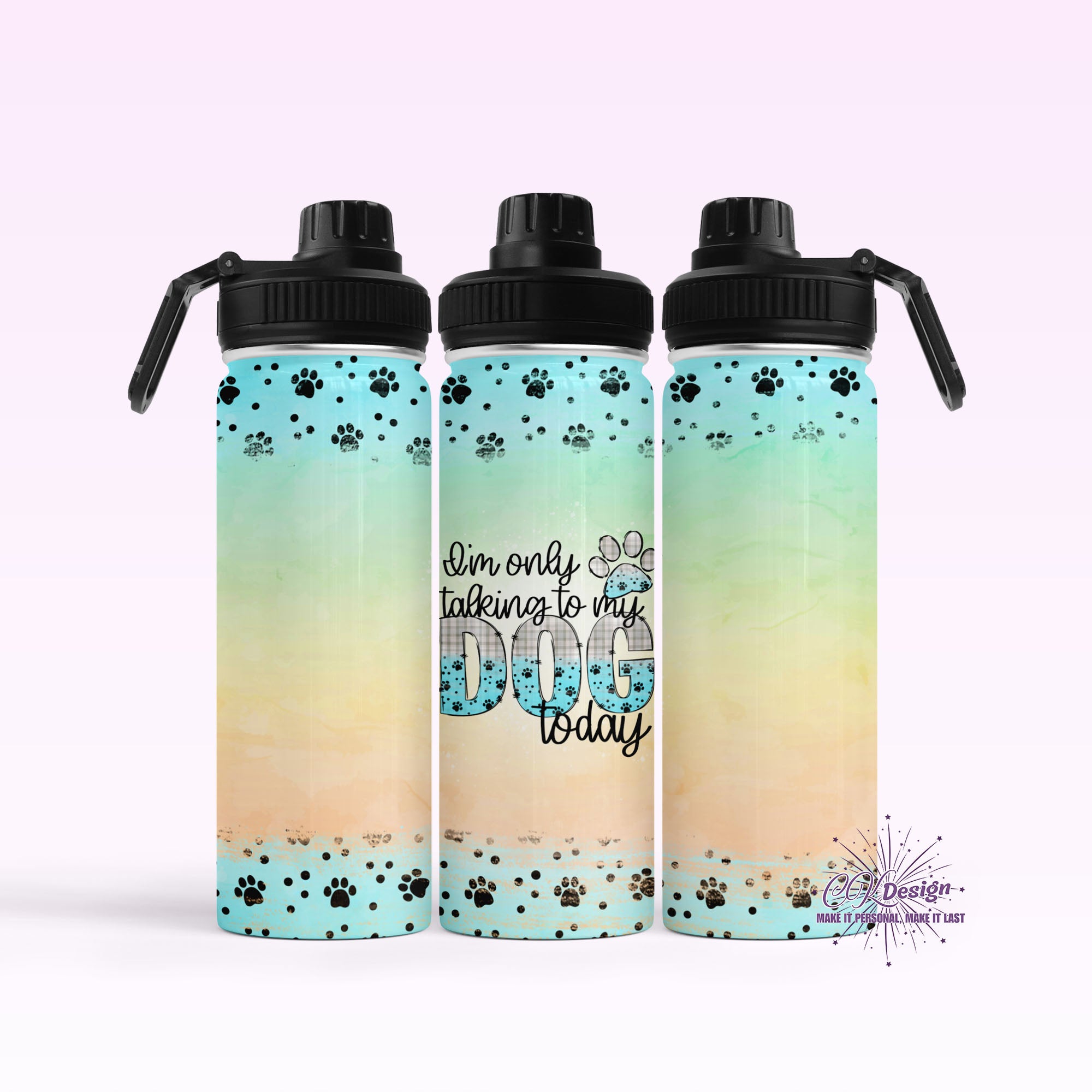 Only Need My Dog Today Hydro Water Bottle