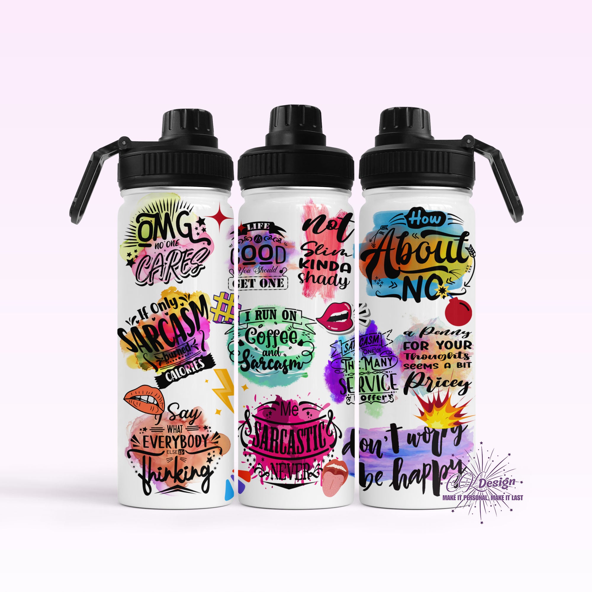 Sarcasm Hydro Water Bottle