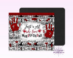Girl Who Loves Murder Shows Mouse Pad
