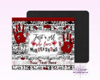 Girl Who Loves Murder Shows Mouse Pad