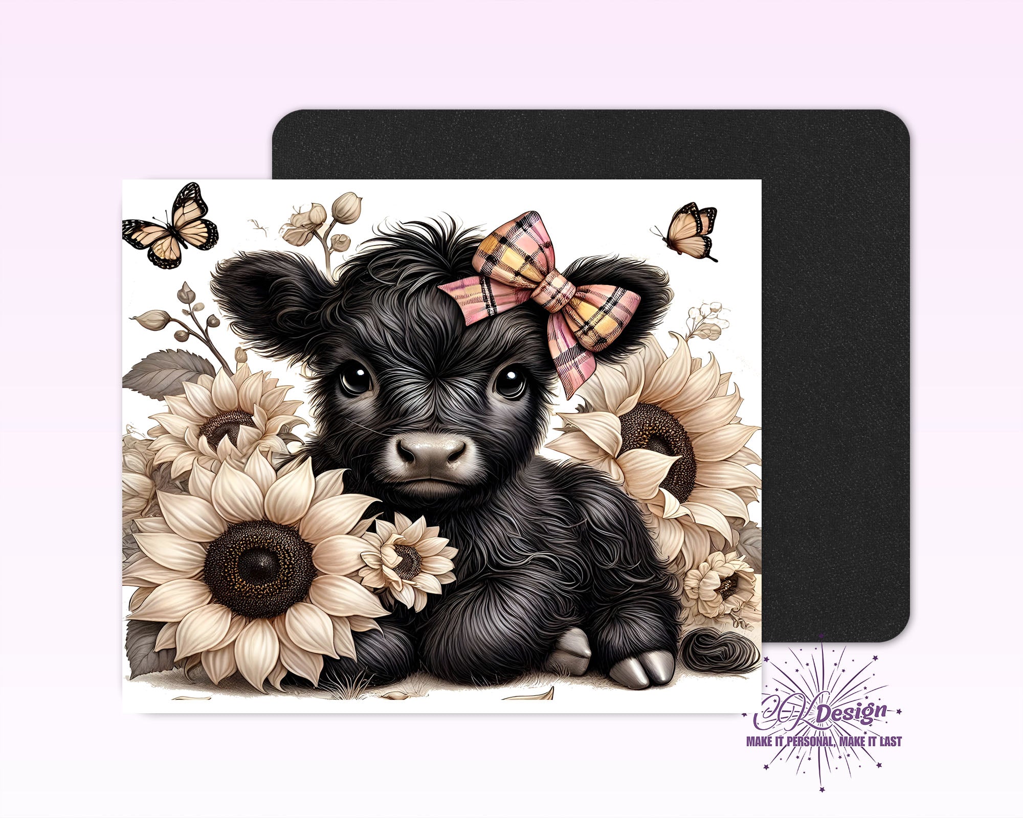 Cute Calf Mouse Pad