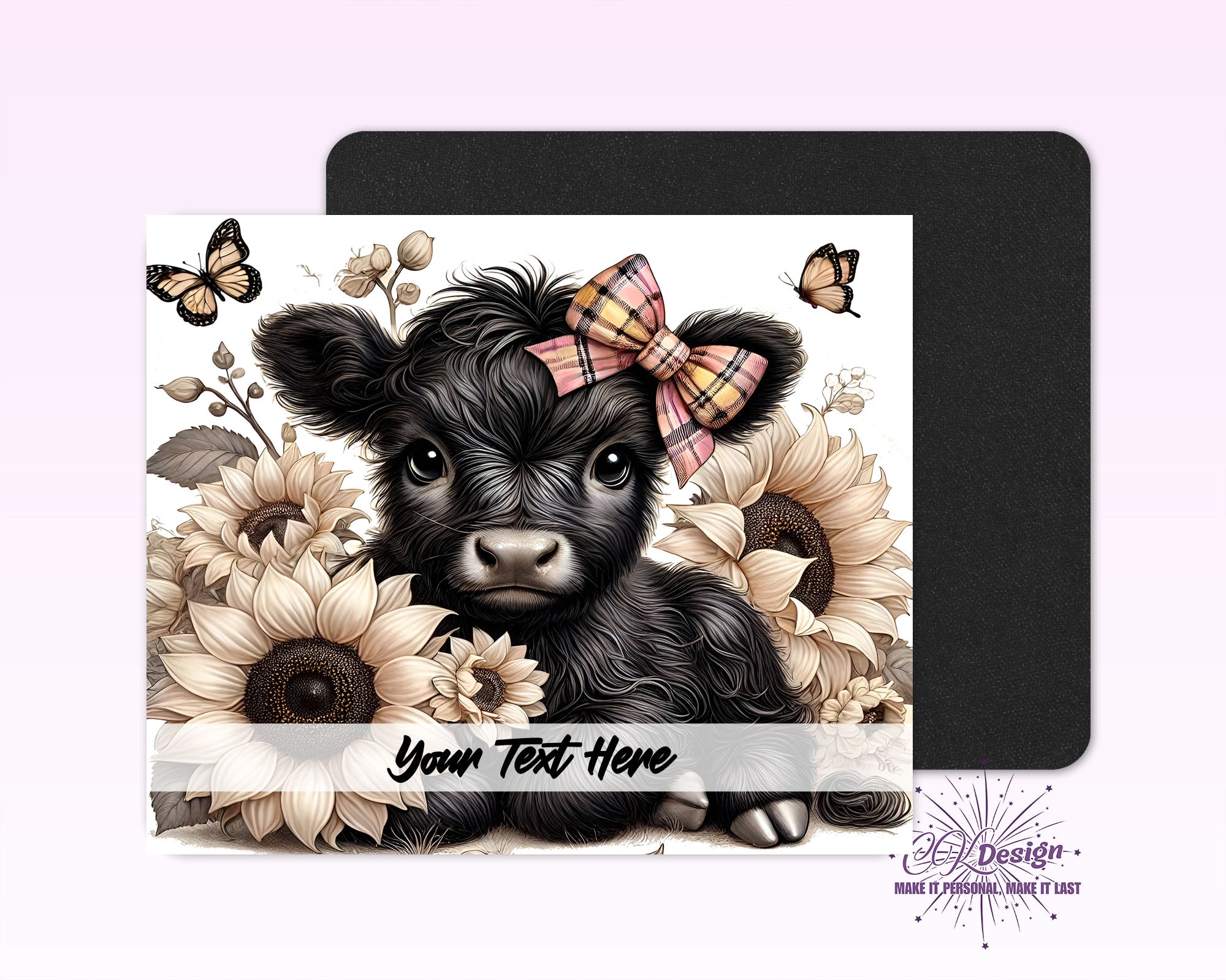 Cute Calf Mouse Pad