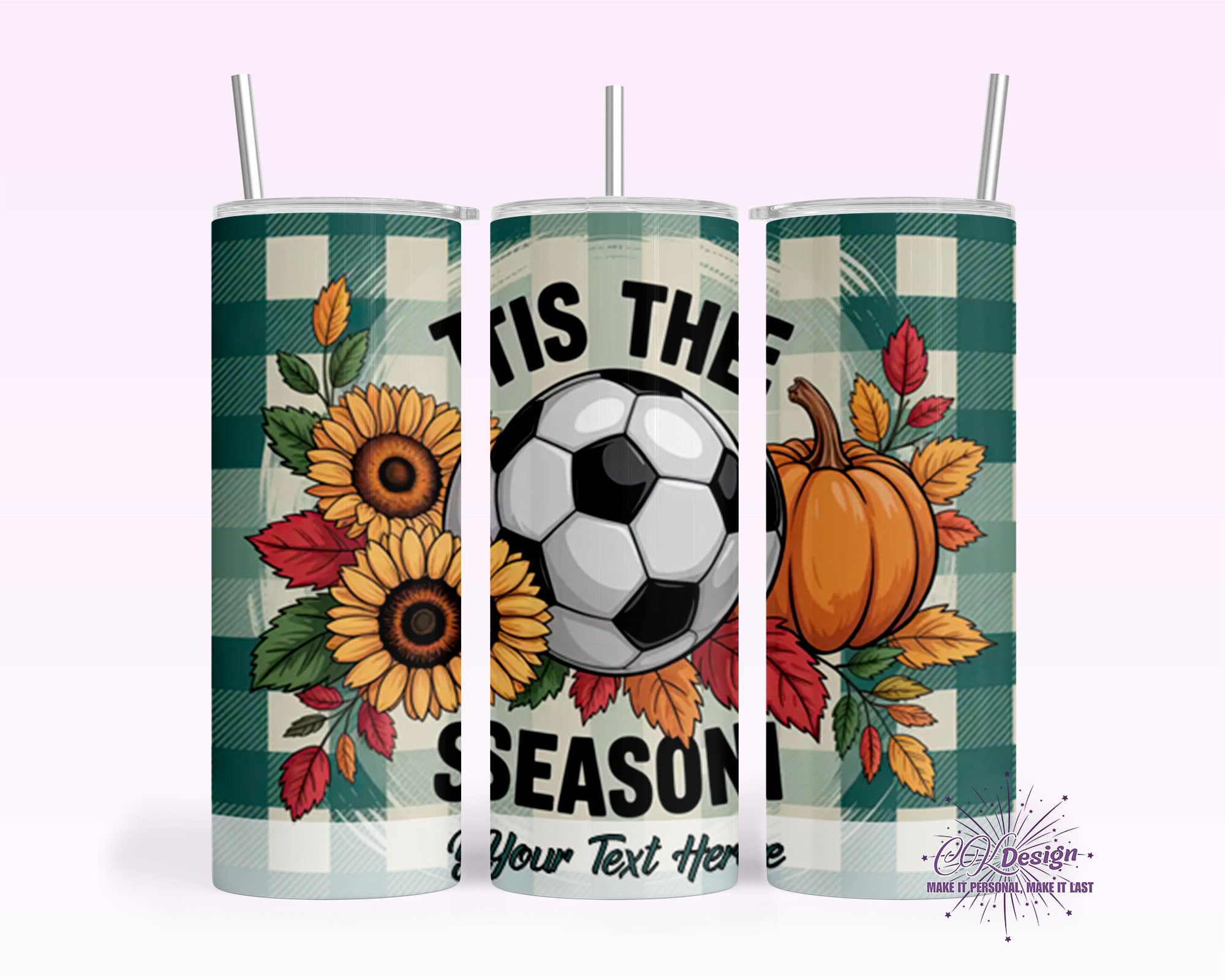 Tis the Season Soccer Tumbler