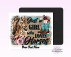 Girl Who Loves Horses Mouse Pad
