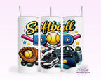 Softball Dad 1 Tumbler