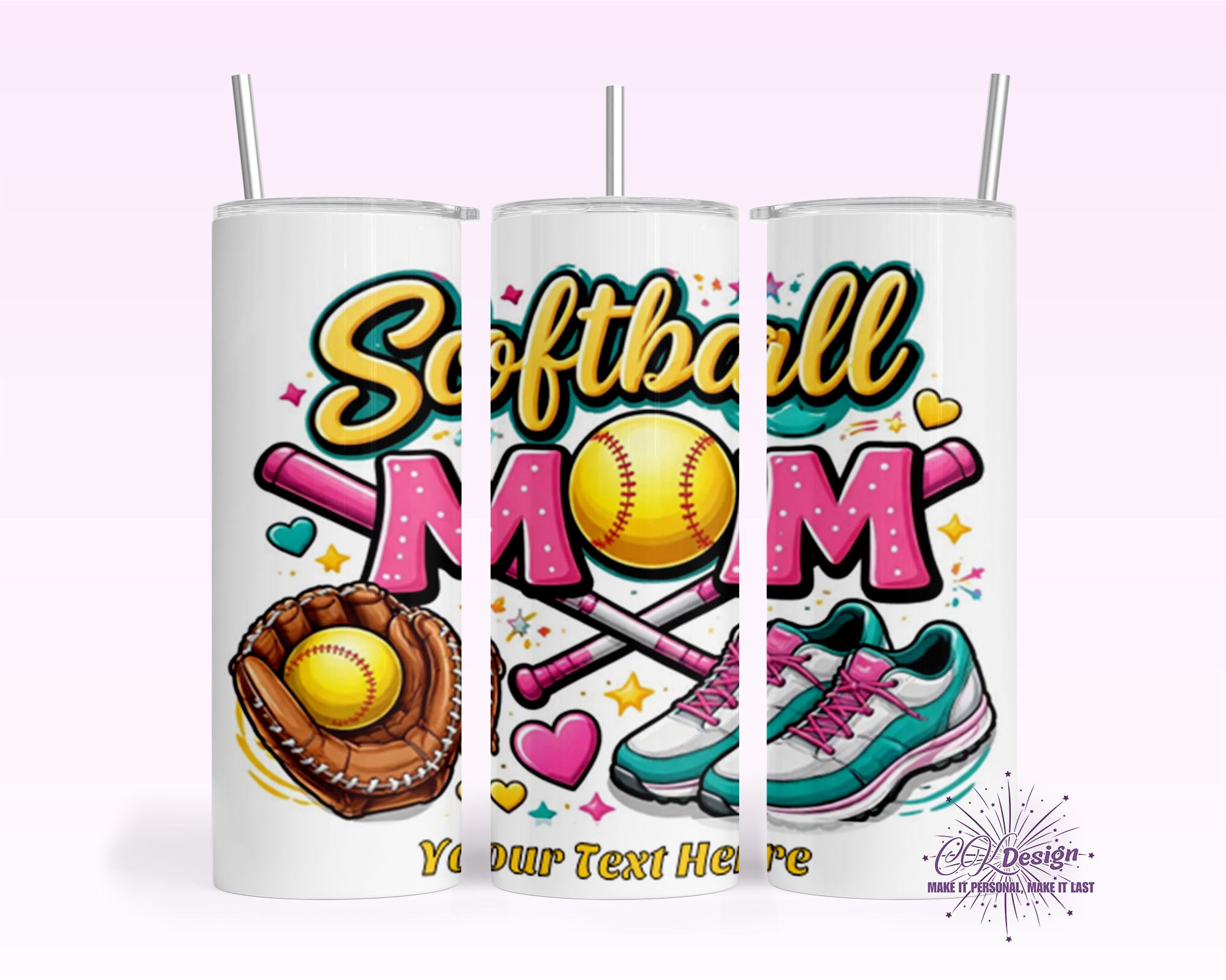 Softball Mom 1 Tumbler