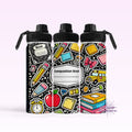 Composition Book Black Hydro Water Bottle