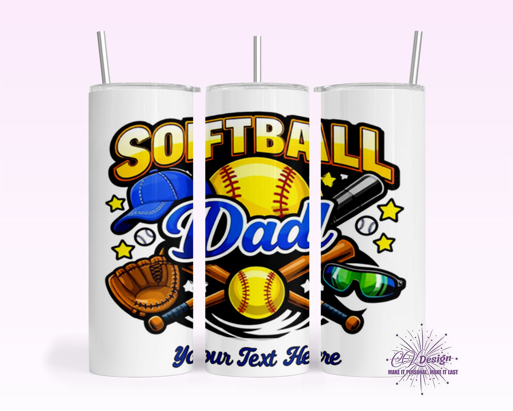 Softball Dad 2 Tumbler