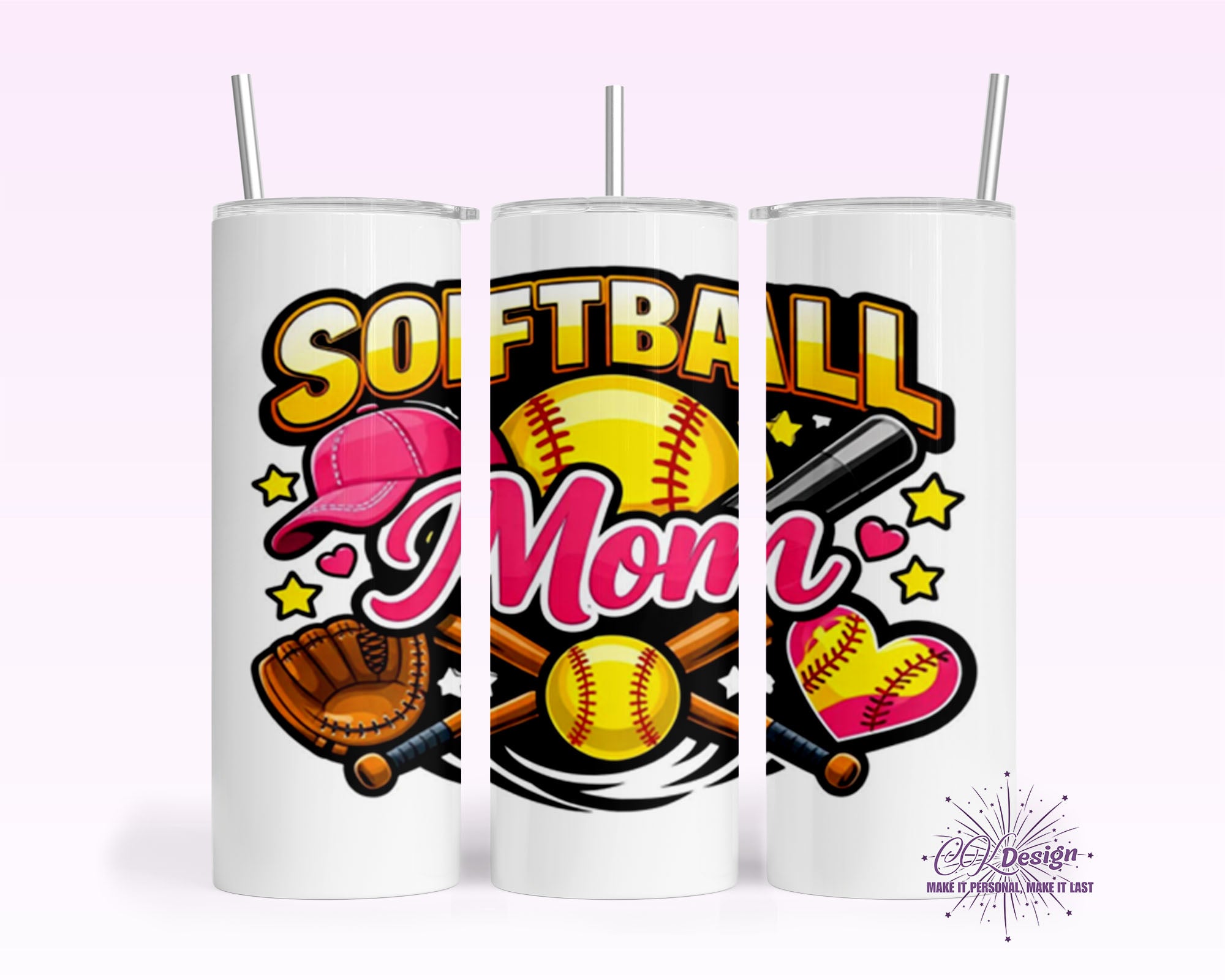 Softball Mom 2 Tumbler