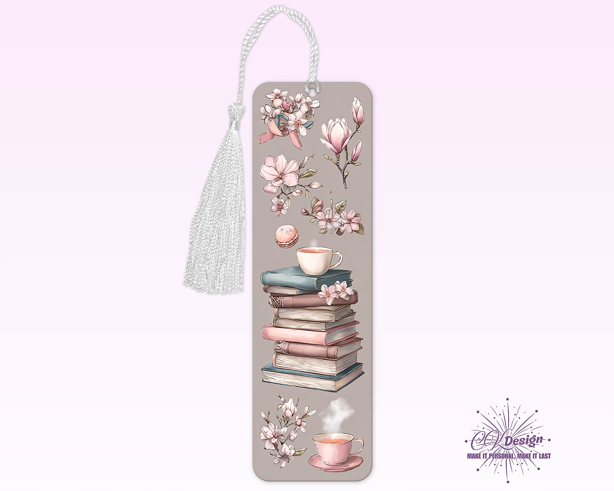 Stacked Books 5 Bookmark