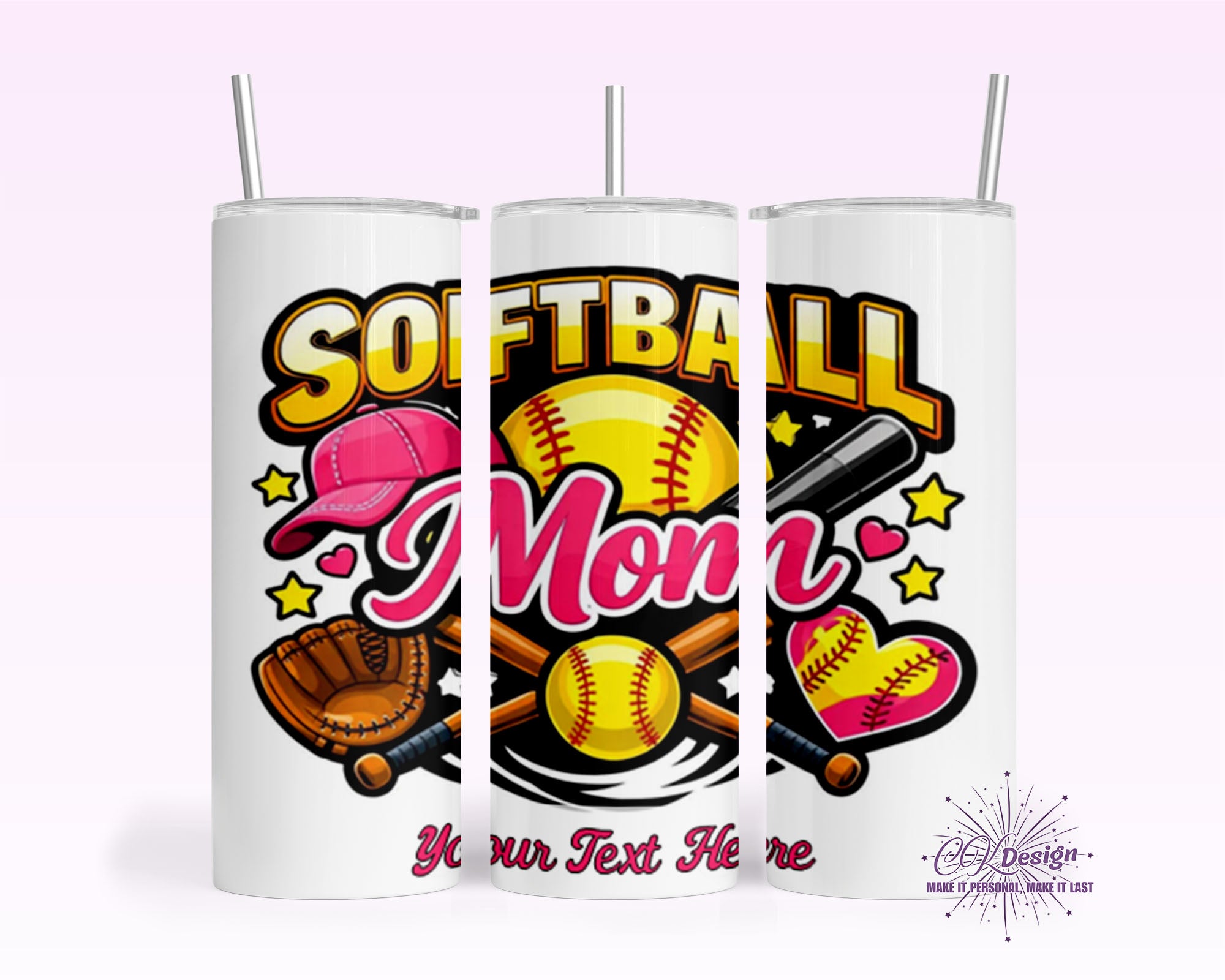Softball Mom 2 Tumbler