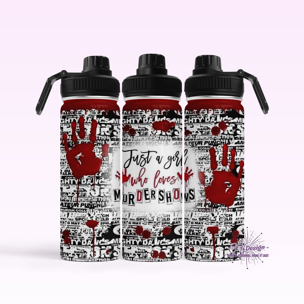 Girl Who Loves Murder Shows Hydro Water Bottle
