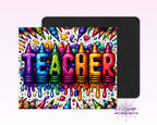 Teacher Crayon Mouse Pad