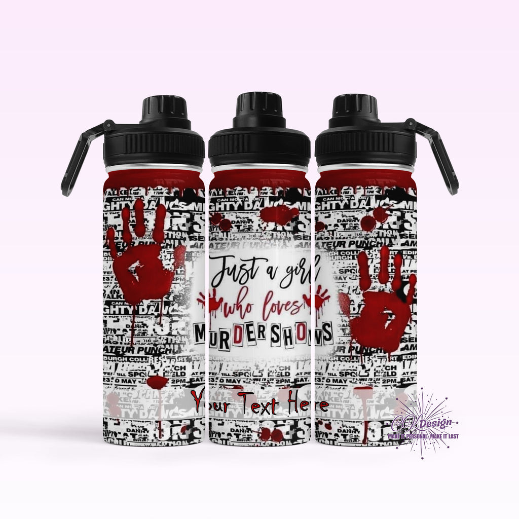 Girl Who Loves Murder Shows Hydro Water Bottle