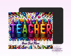 Teacher Crayon Mouse Pad