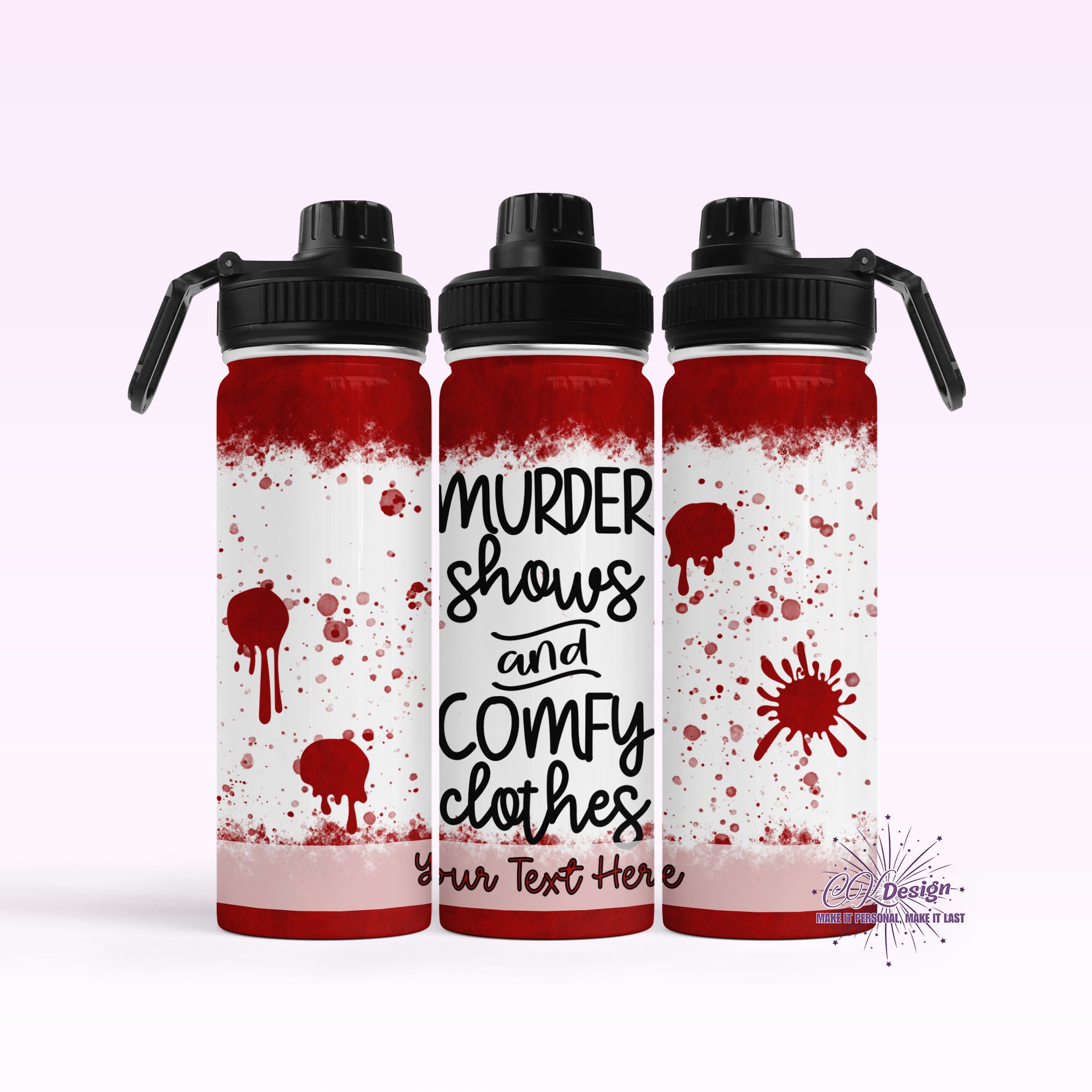 Murder Shows & Comfy Clothes Hydro Water Bottle