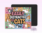 Easily Distracted by Cats Mouse Pad
