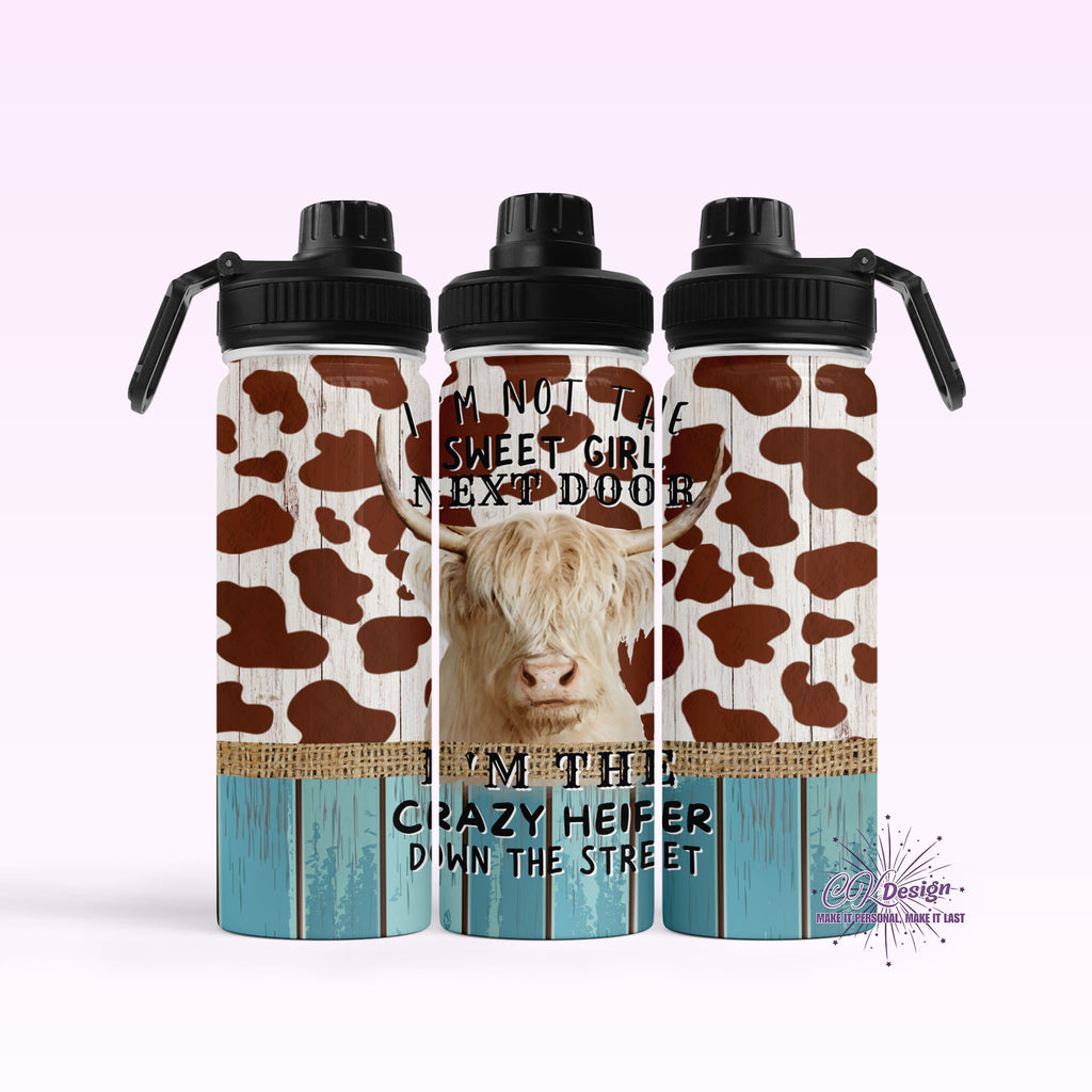 Crazy Heifer Hydro Water Bottle