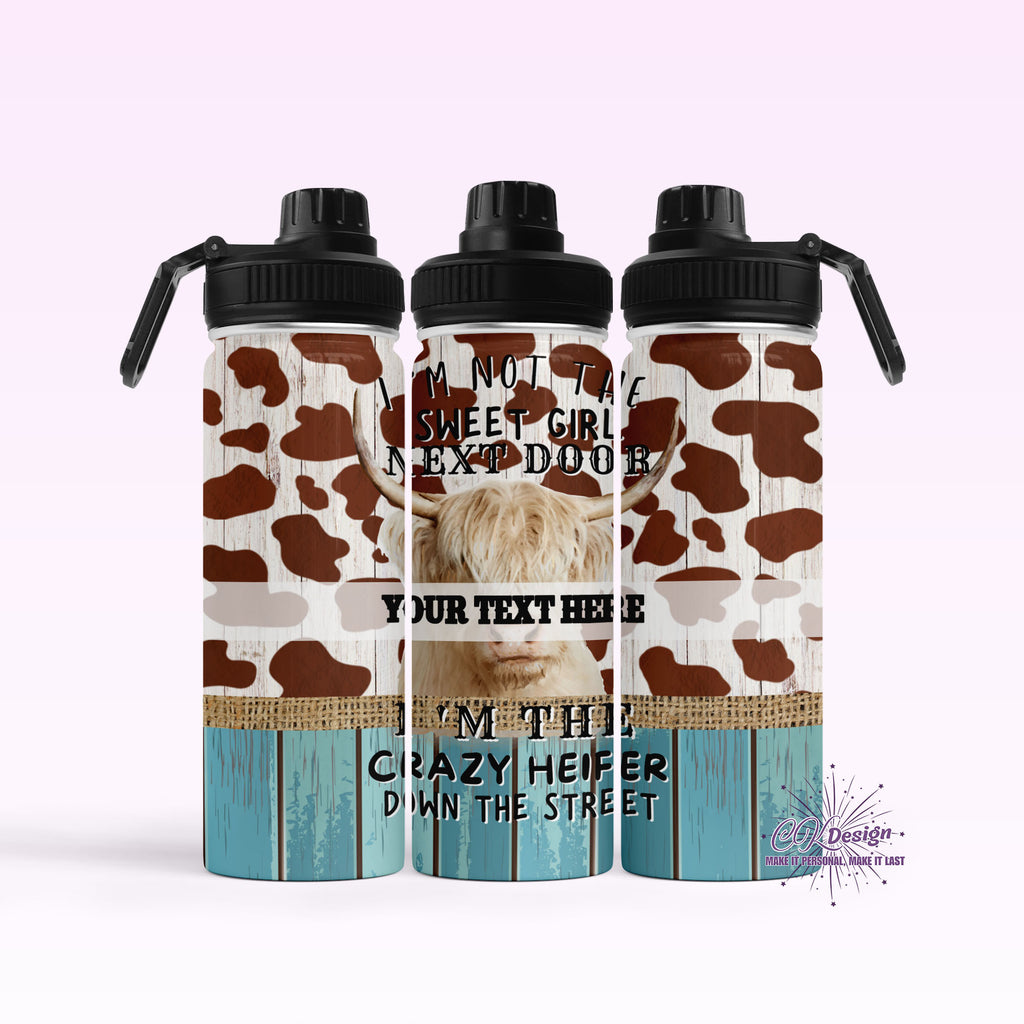 Crazy Heifer Hydro Water Bottle